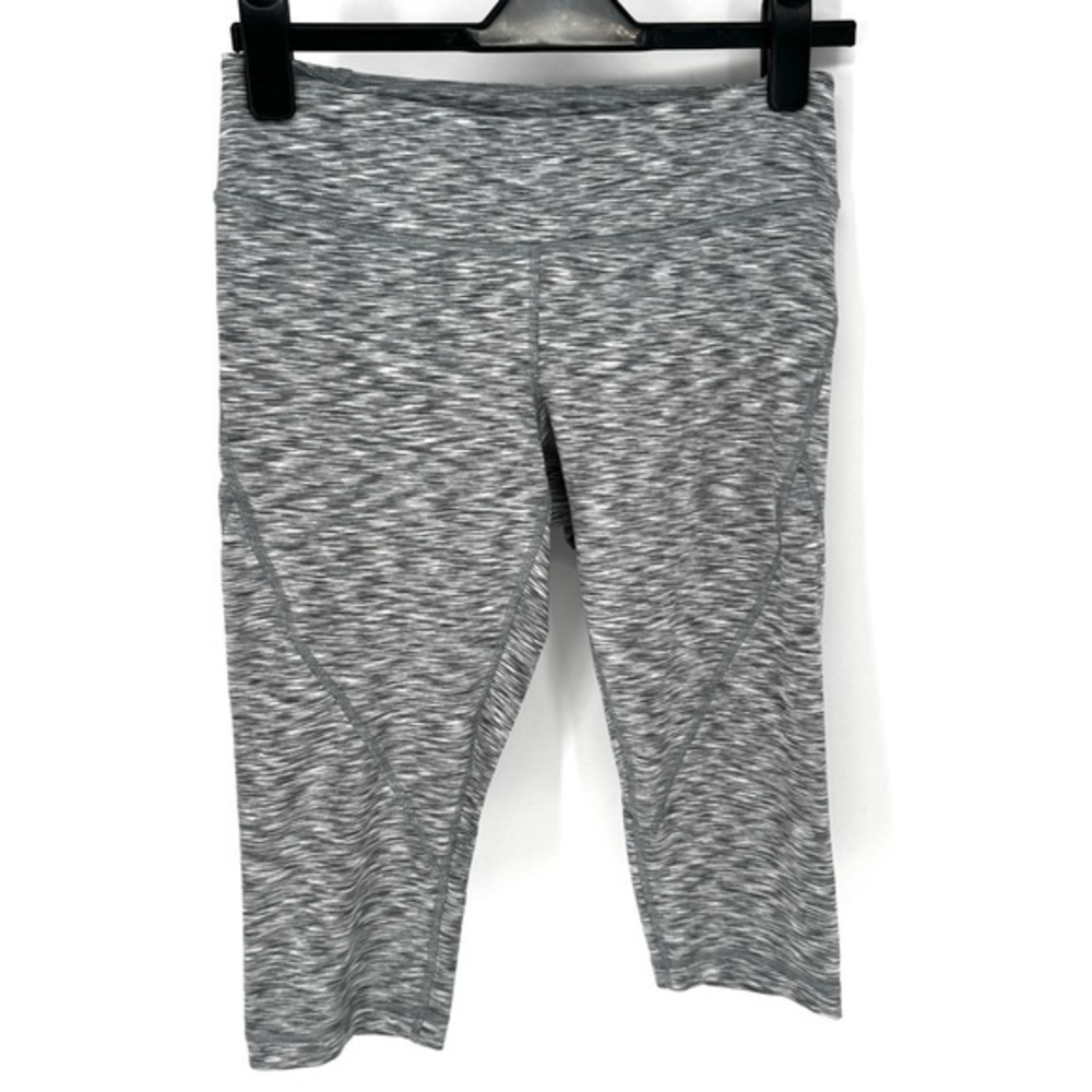 Zella heather Gray activewear, activeleisure, high-waist cropped yoga Leggings